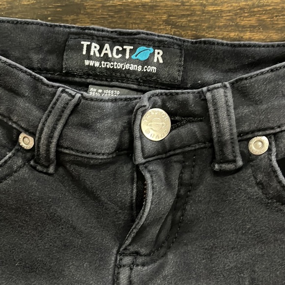 Tractor Girls Black soft Jean sz 7 - Picture 5 of 5